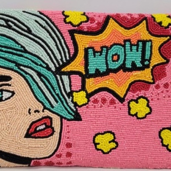 NEW! Sexy Beaded Intricate Hand Crafted High Quality Beaded Crossbody Clutch - Picture 11 of 13